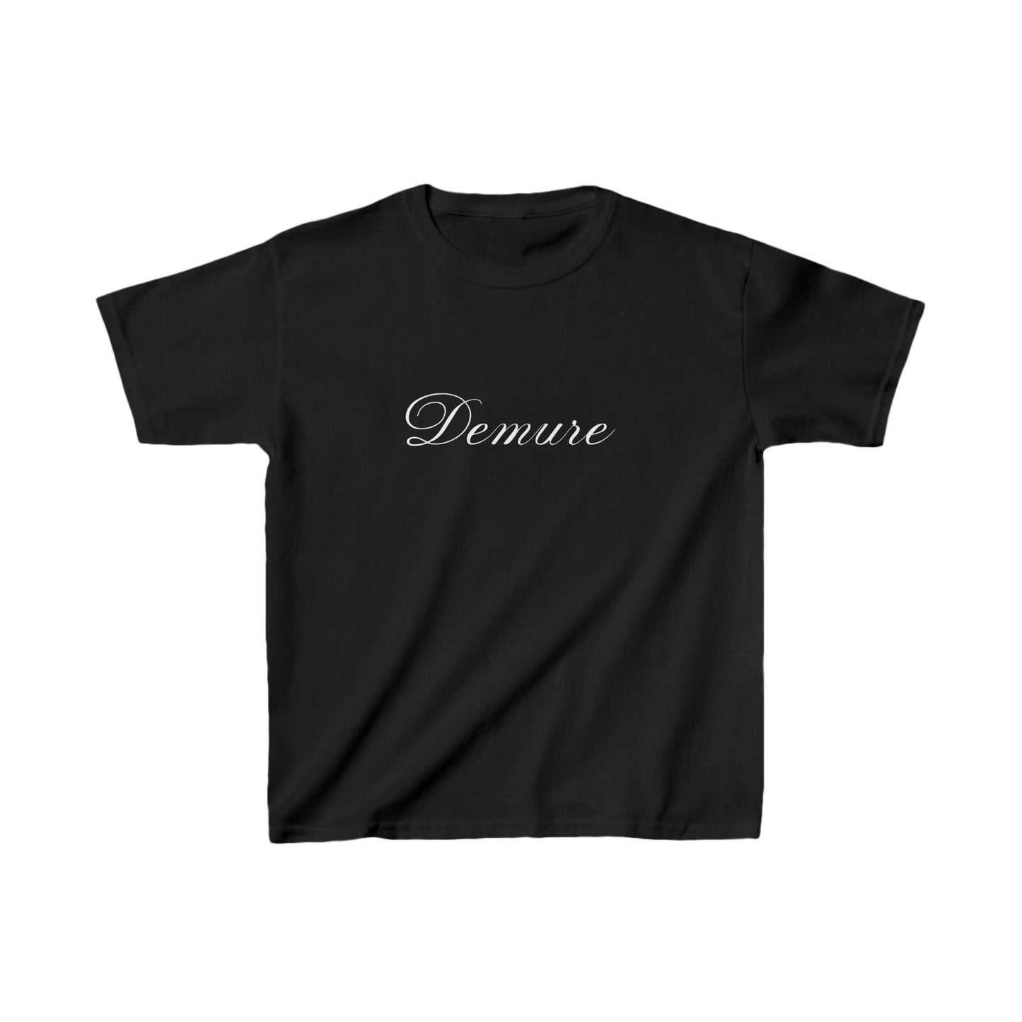 Demure baby tee