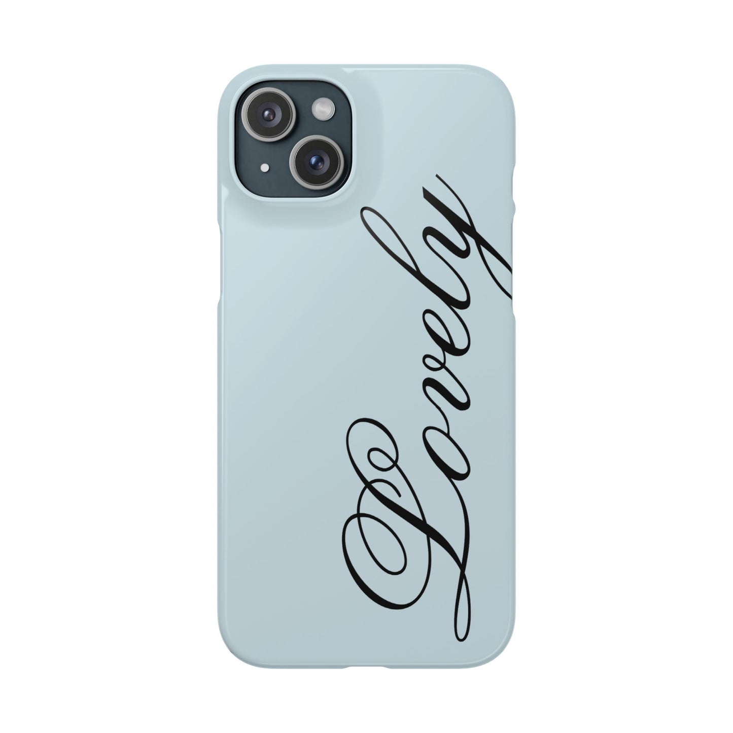 Lovely phone case blue