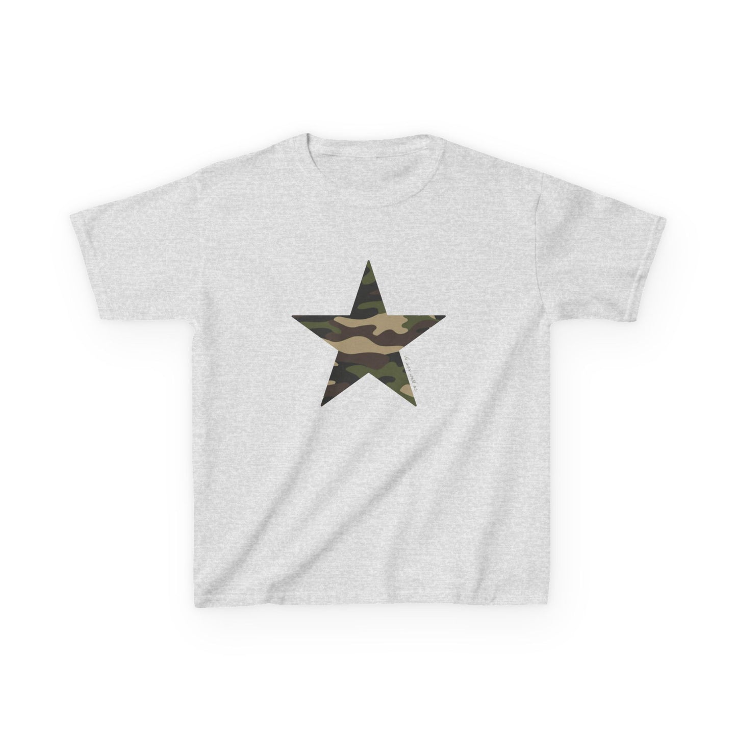 Star baby tee camo