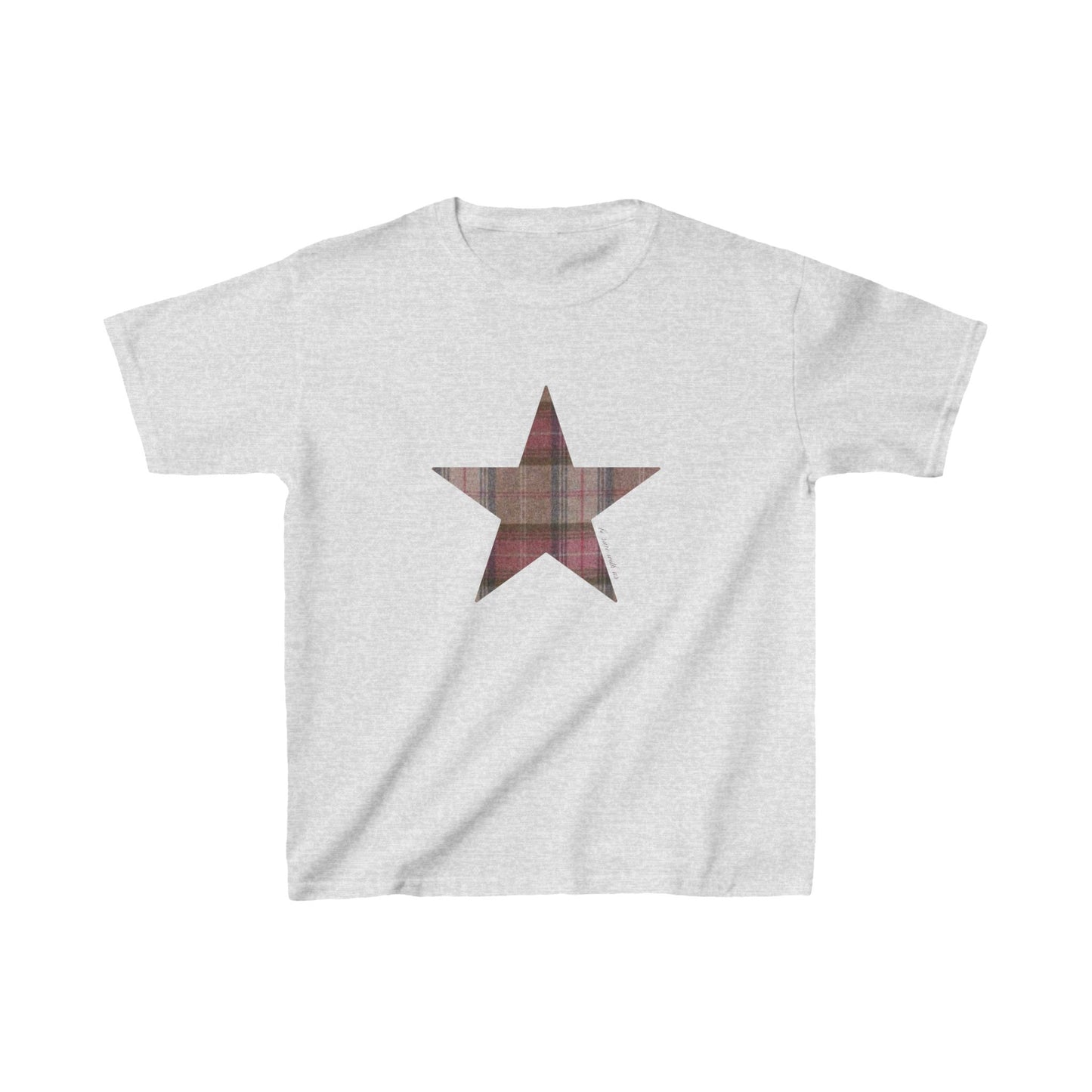 Star baby tee checkered #1