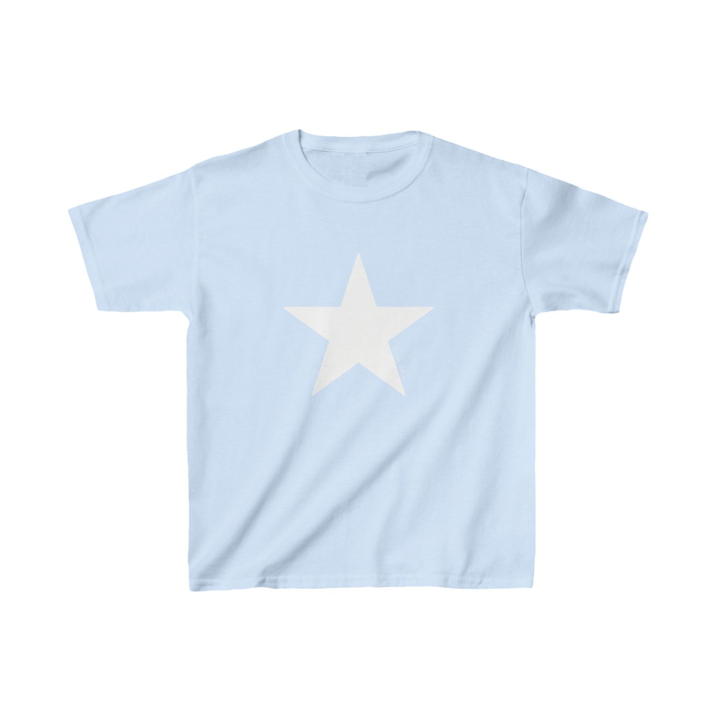 Star baby tee baby blue