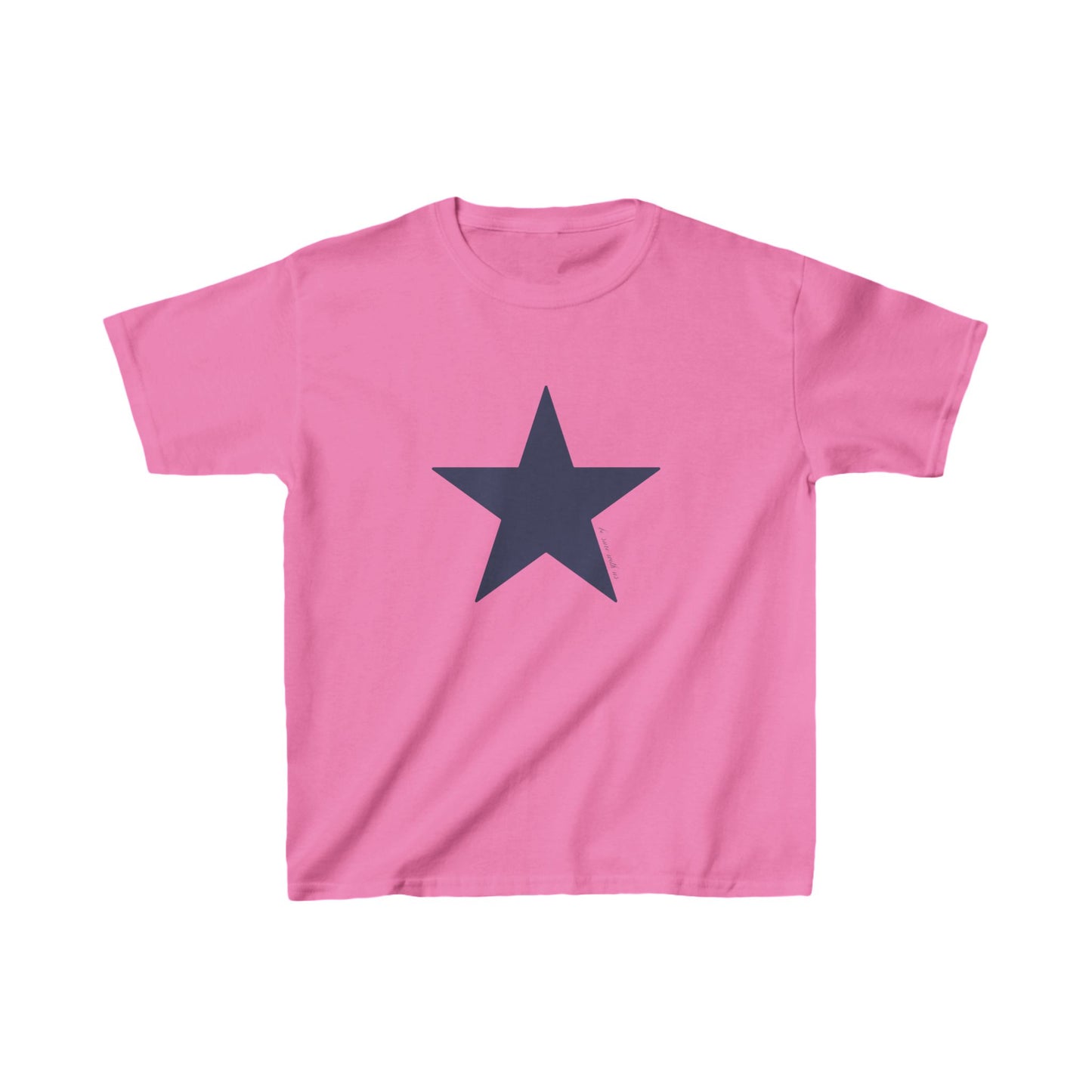 Star baby tee blue