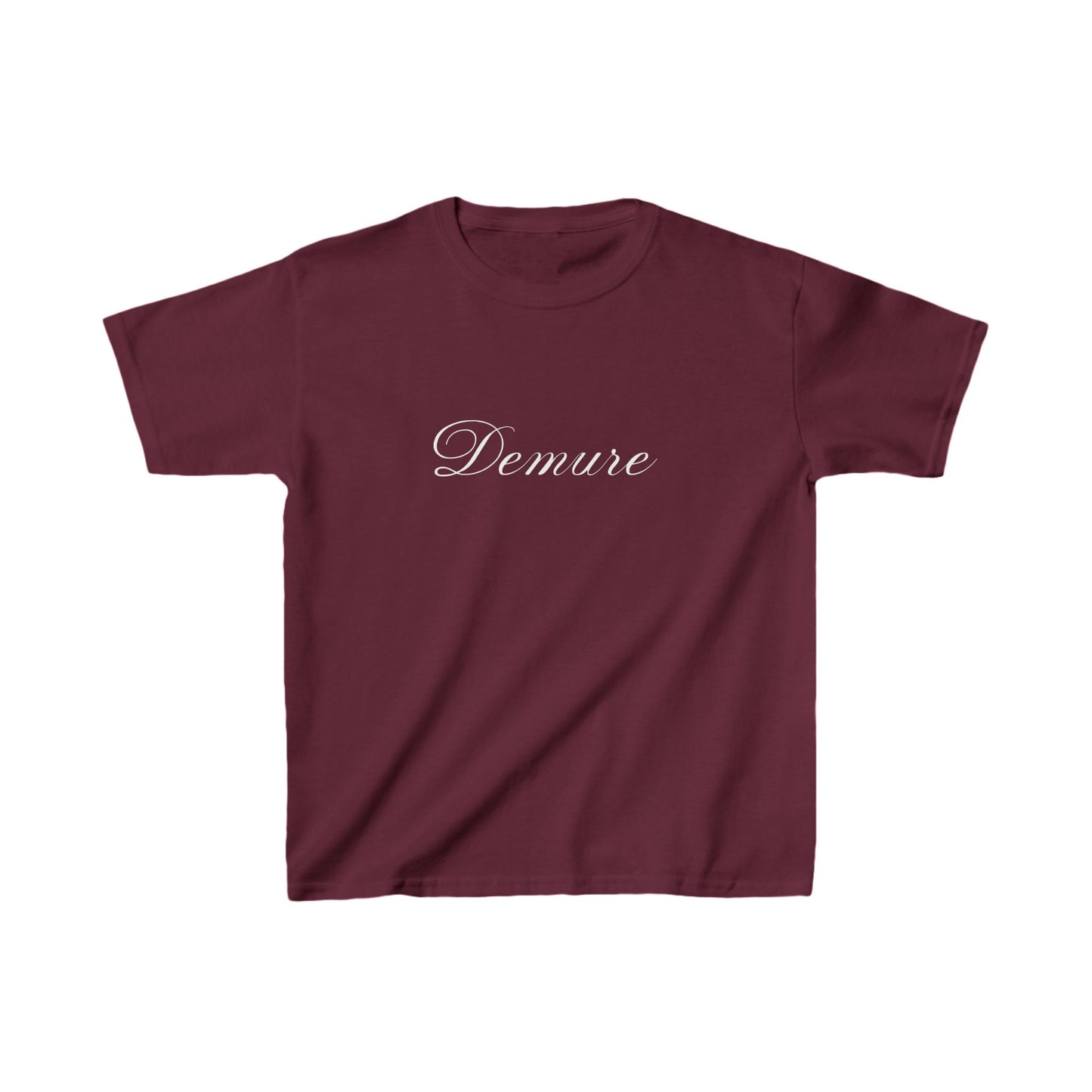 Demure baby tee