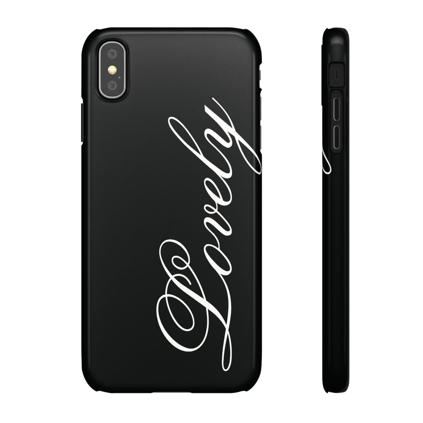 Lovely phone case black