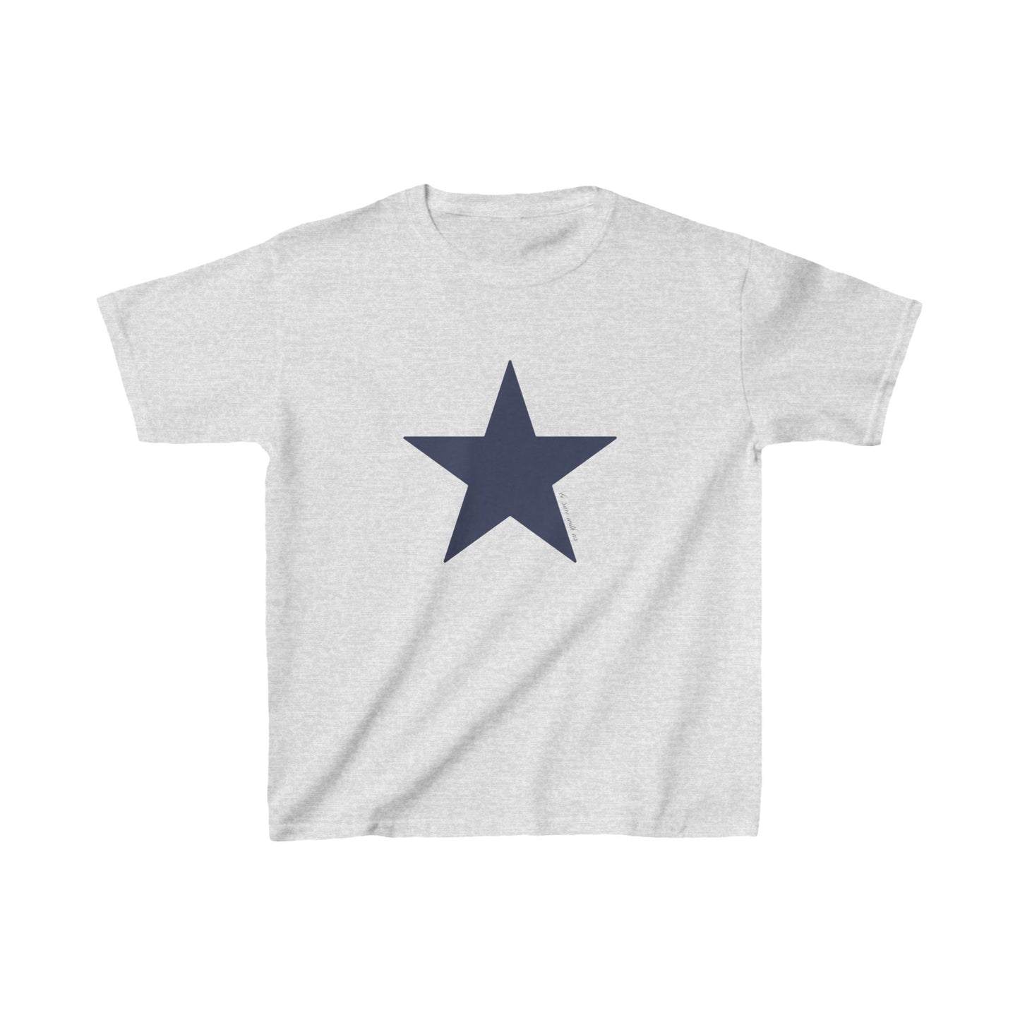 Star baby tee blue