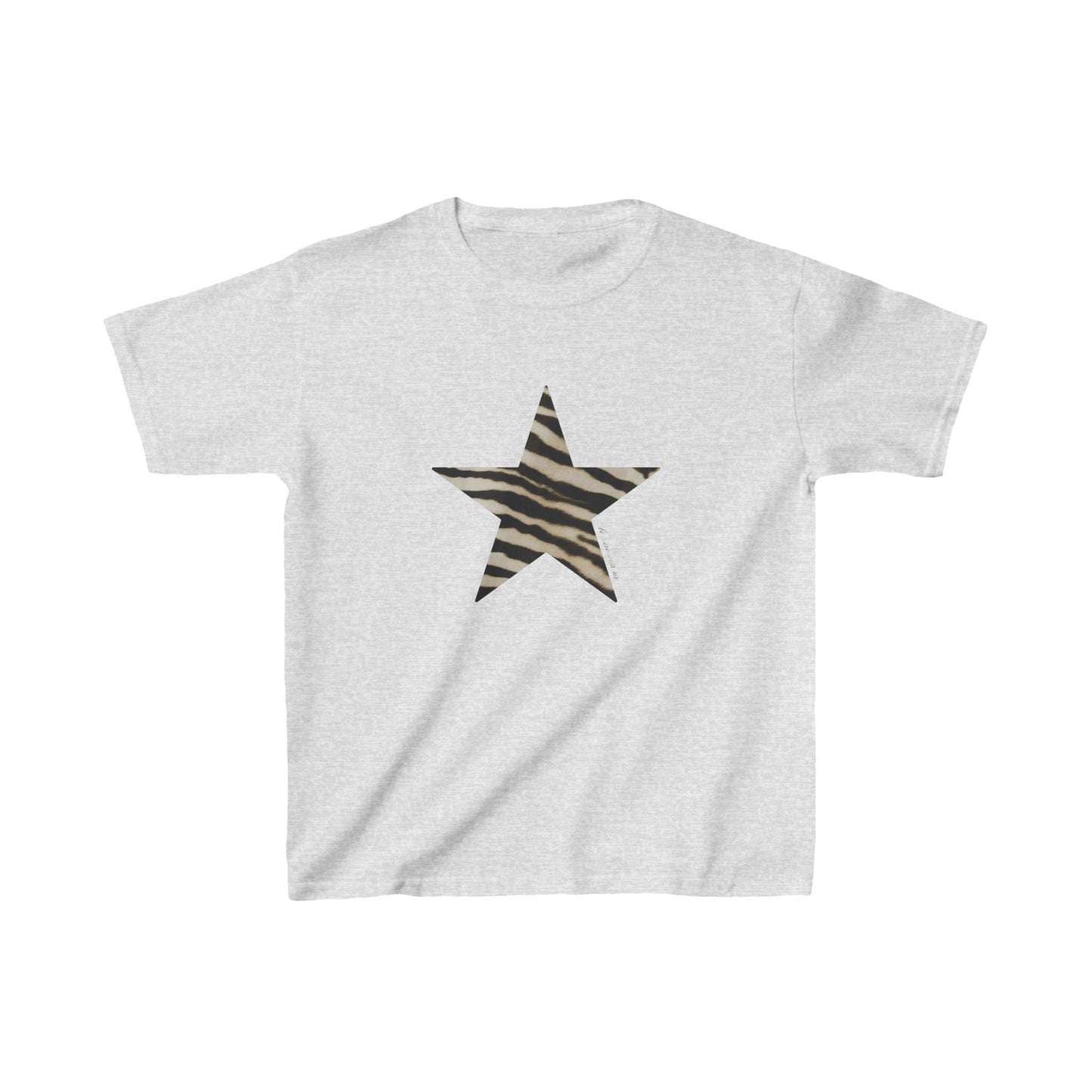 Star baby tee zebra