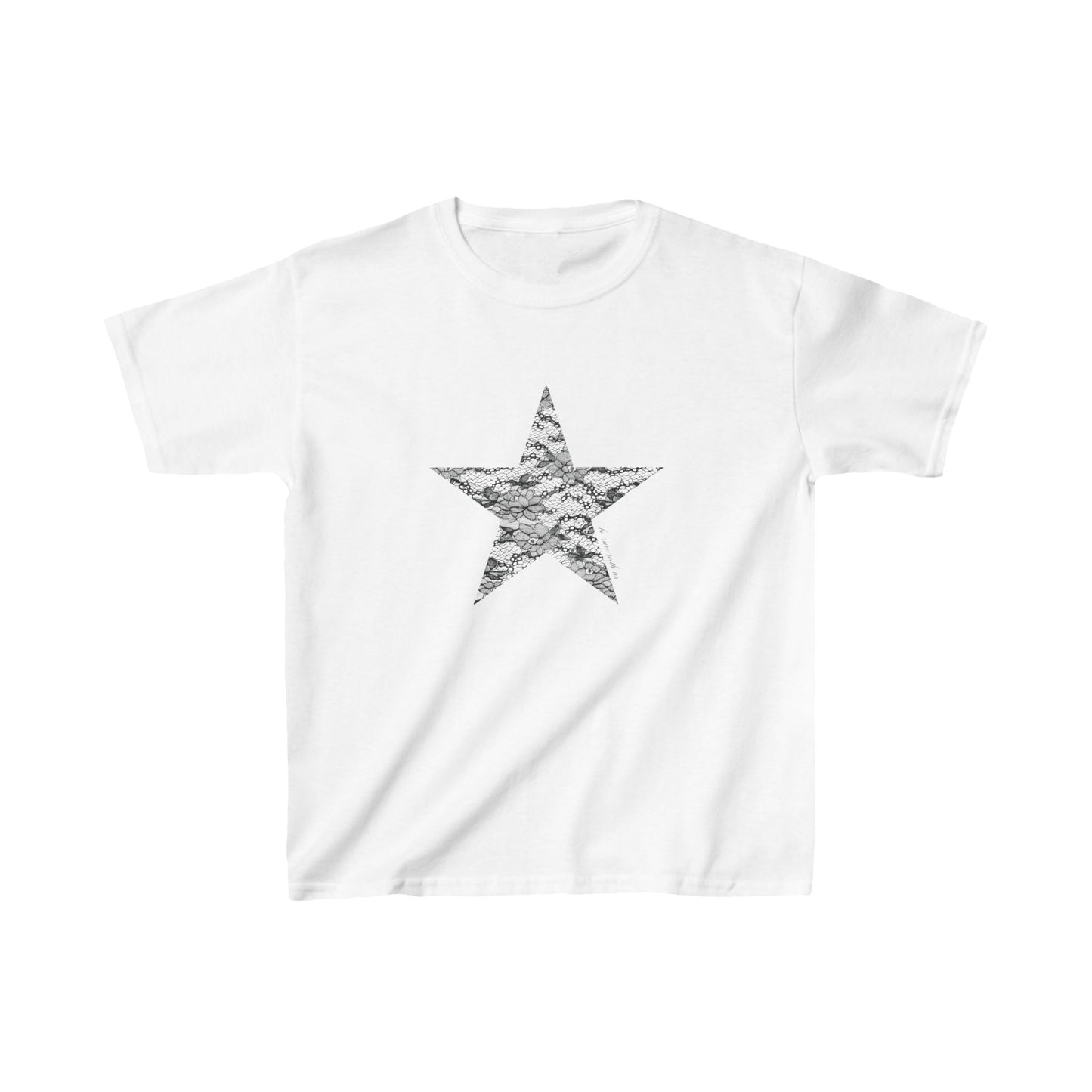 Star baby tee lace