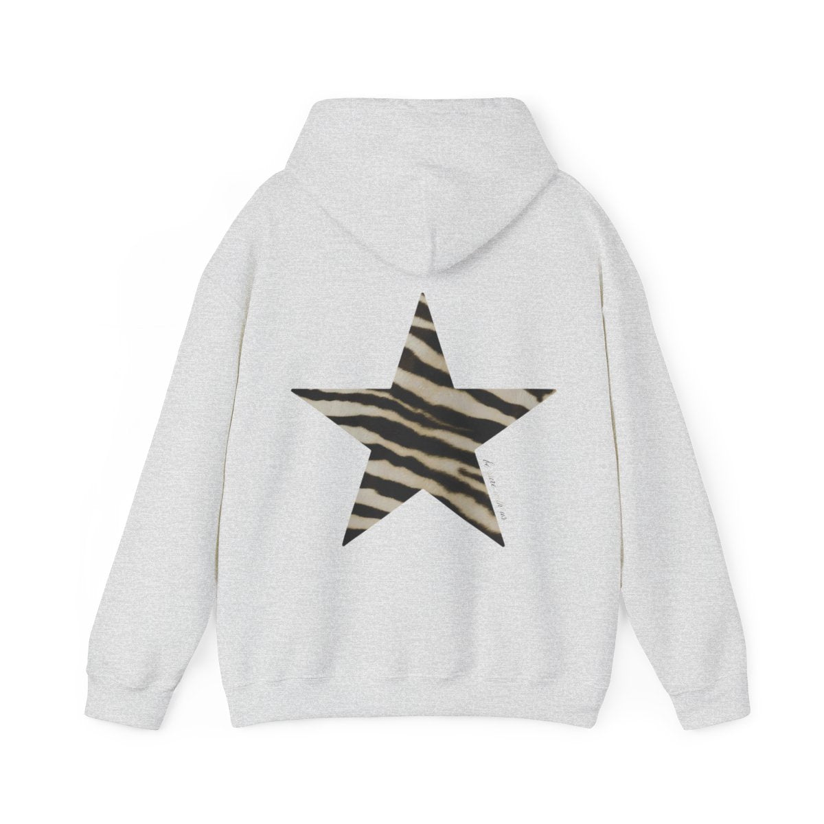 Star hoodie zebra