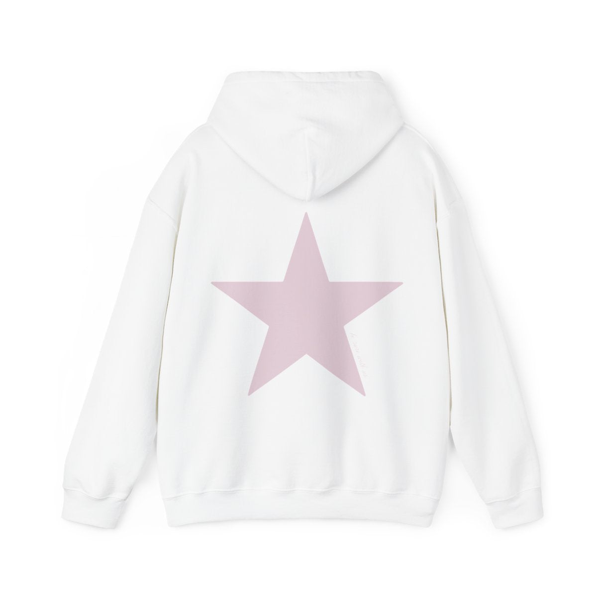 Star hoodie pink