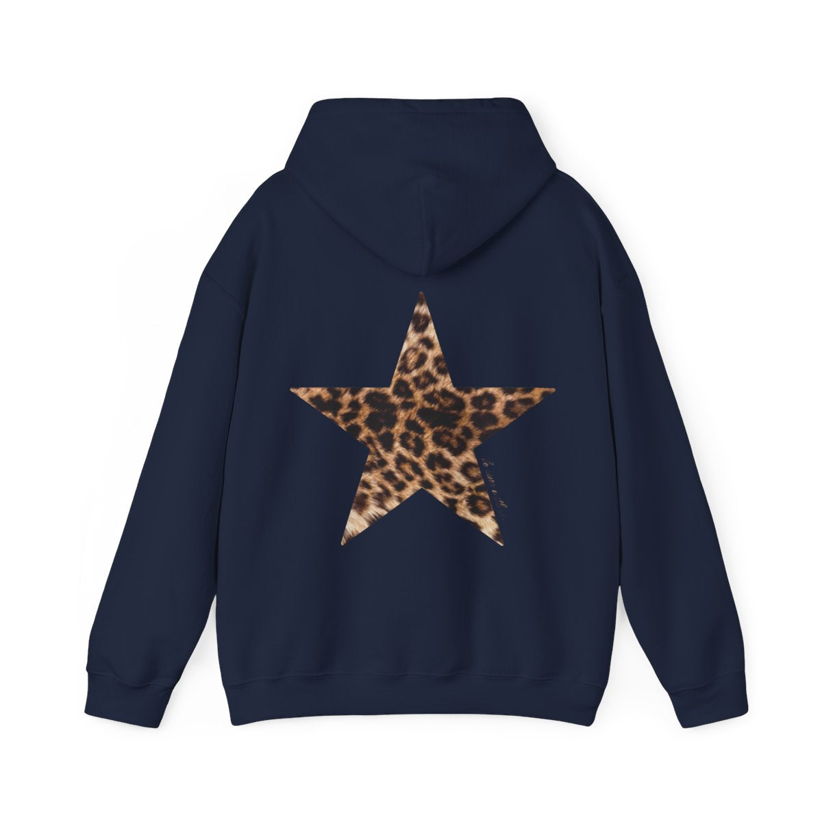 Star hoodie leopard