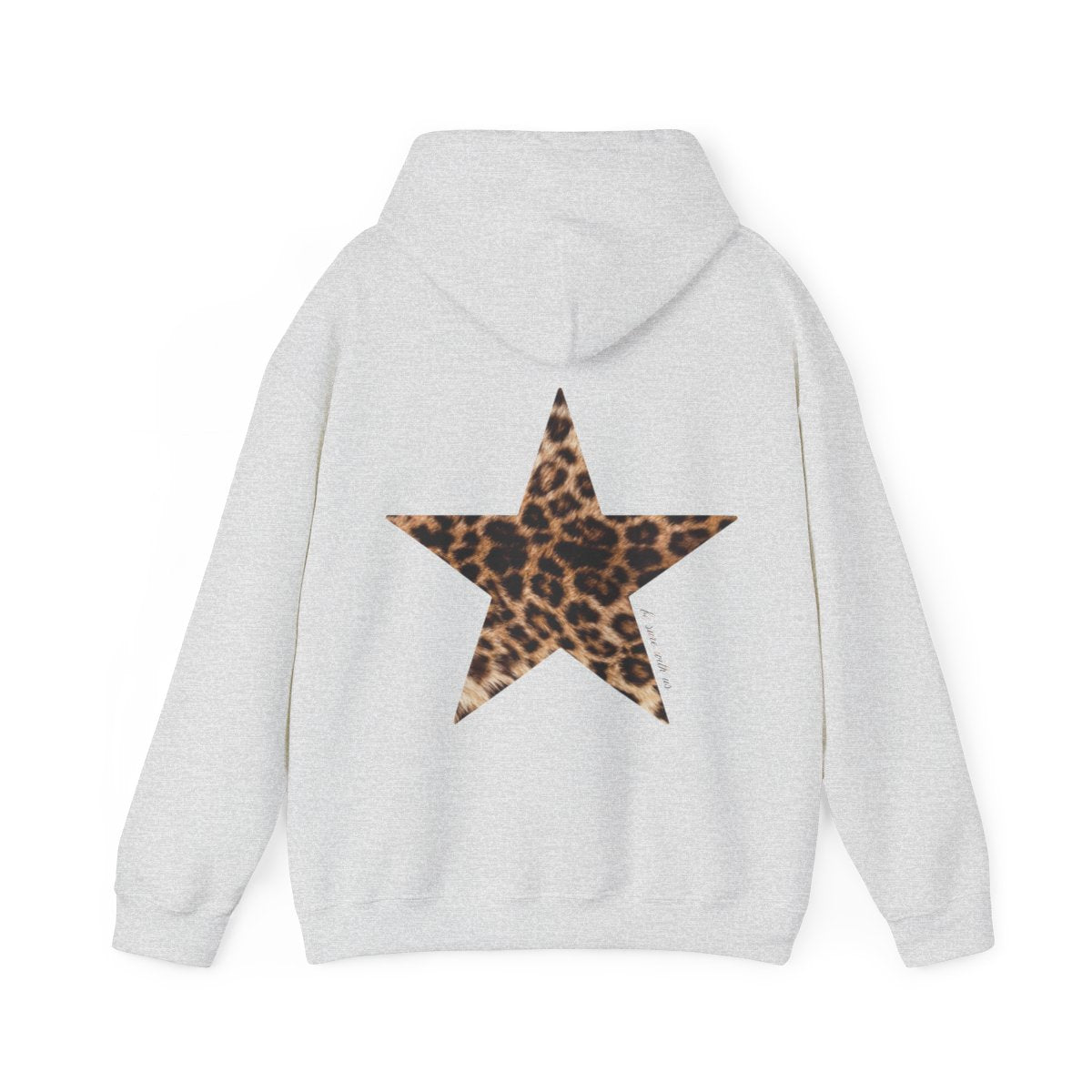 Star hoodie leopard